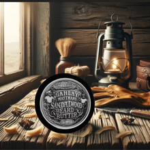 Load image into Gallery viewer, GAHLAY! Super Rich Sandalwood Beard Butter, Shea & Mango Butter formula for a well-groomed, smooth beard