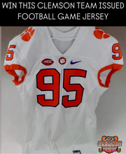 Load image into Gallery viewer, Clemson game used football jersey