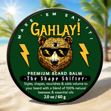Load image into Gallery viewer, GAHLAY! Beard Mustache Balm - “Shape Shifter” 2 oz. can w/ FREE shipping
