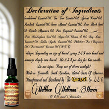 Load image into Gallery viewer, "GAHLAY! '49' Beard Oil, featuring a captivating bay rum and amber musk scent. Tribute to Donald Trump with natural, high-quality oils and free USA shipping."