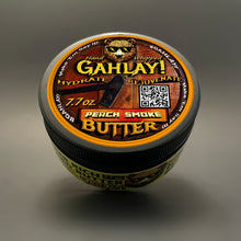 Load image into Gallery viewer, GAHLAY! Peach Smoke Beard Butter – Unleash Swagger with Sweet Tobacco and Peach Kernel Essence | Free Shipping | Greenville SC