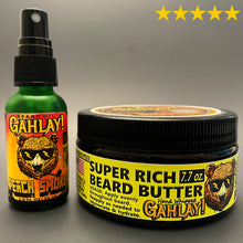 Load image into Gallery viewer, GAHLAY! Peach Smoke and Beard Butter Bundle - Perfect beard care combo for men, featuring the delightful Peach Smoke scent. Experience the ultimate hydration and styling with GAHLAY!'s premium Beard Butter. Elevate your grooming routine with this exclusive bundle offer.