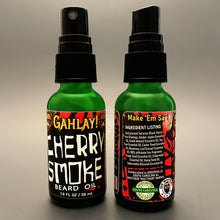 Load image into Gallery viewer, GAHLAY! Cherry Smoke Beard Oil Bundle - Indulge in the enticing aroma of cherry smoke with this premium beard oil bundle for men. Crafted to perfection, it offers hydration and nourishment for your beard. Power up your grooming routine with GAHLAY! Cherry Smoke Beard Oil Bundle. Matthew "Mattman" Harris, Greenville SC