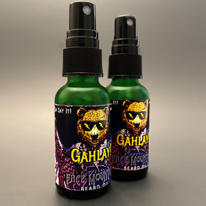 GAHLAY! Face Mountain Beard Oil Bundle - Relaxing nighttime scent of Lavender and Sandalwood. Premium beard oil for men, designed to hydrate and nourish. Enhance your evening grooming routine with GAHLAY! Face Mountain Beard Oil Bundle.