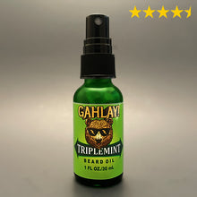 Load image into Gallery viewer, GAHLAY! Triplemint Beard Oil - Spearmint, Bergamot Mint & Peppermint | Greenville SC | Free shipping