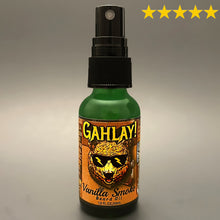 Load image into Gallery viewer, GAHLAY! Vanilla Smoke Beard Oil - Indulge in the enticing aroma of cherry smoke with this premium beard oil bundle for men. Crafted to perfection, it offers hydration and nourishment for your beard. Elevate your grooming routine with GAHLAY! Vanilla Smoke Beard Oil