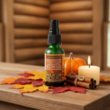Load image into Gallery viewer, Fall’s here, so smell legendary. GAHLAY! Spiced Pumpkin Beard Oil blends cinnamon, nutmeg, clove & vanilla for a bold, cozy autumn beard.