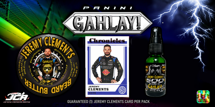 Panini NASCAR, Jeremy Clements, GAHLAY! Beard Co.