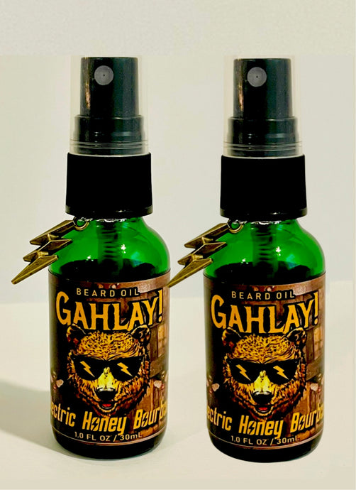 BUNDLES! GAHLAY! Electric Honey Bourbon Beard Oil  | Bold & Refined 5-star rated | Greenville SC | Free shipping