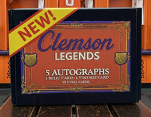 Load image into Gallery viewer, GAHLAY! Clemson Tigers Legends Sports Cards Mystery Box with 5 Autographs – 2025/26 Edition