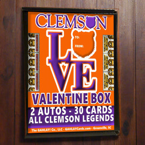 Clemson Valentines ay Gft 2025, football cards, baseball cards, basketball cards, Clemson Tigers, GAHLAY!