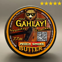 Load image into Gallery viewer, GAHLAY! Peach Smoke and Beard Butter Bundle - Perfect beard care combo for men, featuring the delightful Peach Smoke scent. Experience the ultimate hydration and styling with GAHLAY!&#39;s premium Beard Butter. Elevate your grooming routine with this exclusive bundle offer.