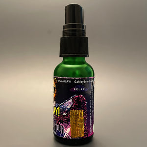 GAHLAY! Face Mountain Beard Oil - Nighttime relaxing scent of Lavender and Sandalwood. Premium beard oil for men, made in Greenville, SC, designed to hydrate and nourish your beard for a soothing evening routine.