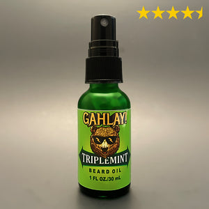 GAHLAY! Triplemint Beard Oil - Spearmint, Bergamot Mint & Peppermint | Greenville SC | Free shipping