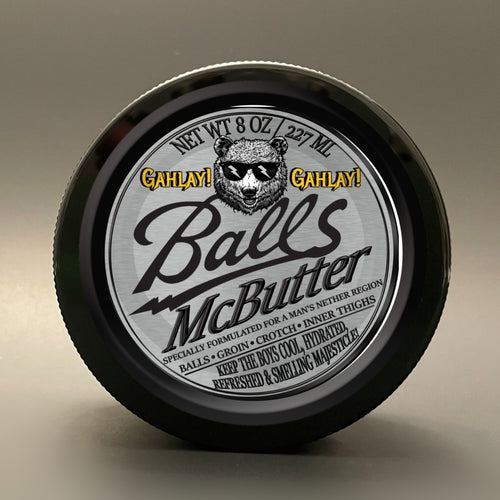 GAHLAY! Balls McButter 8 oz w/ FREE shipping Balls/Groin/Crotch/Inner Thigh mens moisturizer