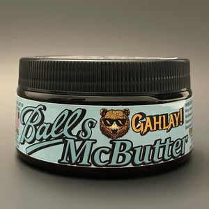 Specially formulated to keep a man's nether region feeling cool, refreshed, & smelling majesticle with our luxurious daily use GAHLAY! Balls McButter!