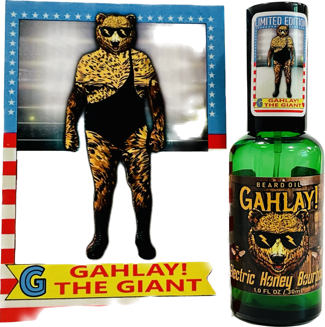 GAHLAY! THE GIANT Beard Oil 2 oz bottle w/ FREE shipping!