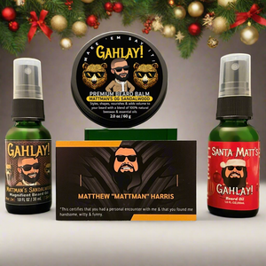 Mattman beard oil, The Rise Guys Greenville, SC, Christmas beard oil, Christmas beard, Matthew Mattman Harris