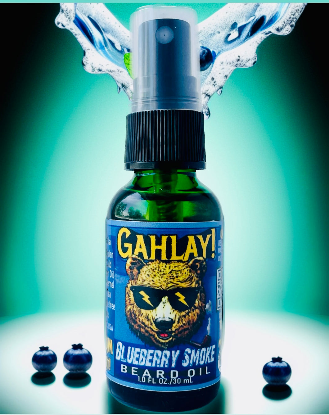 GAHLAY! Blueberry Smoke Beard Oil
