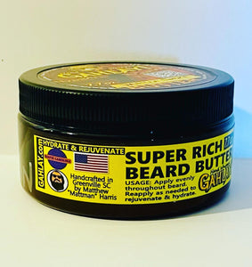 GAHLAY! Peach Smoke Beard Butter – Unleash Swagger with Sweet Tobacco and Peach Kernel Essence | Free Shipping | Greenville SC