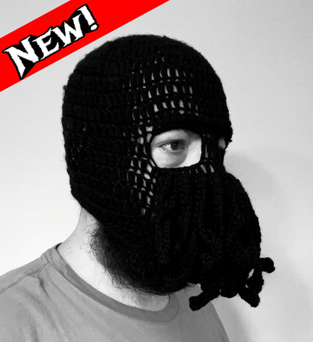 GAHLAY! x Kraken mask beard beanie w/ FREE shipping