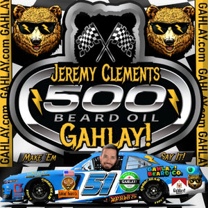 BUNDLES! 🏁 GAHLAY! Beard Oil - Jeremy Clements 500 w/ FREE shipping!