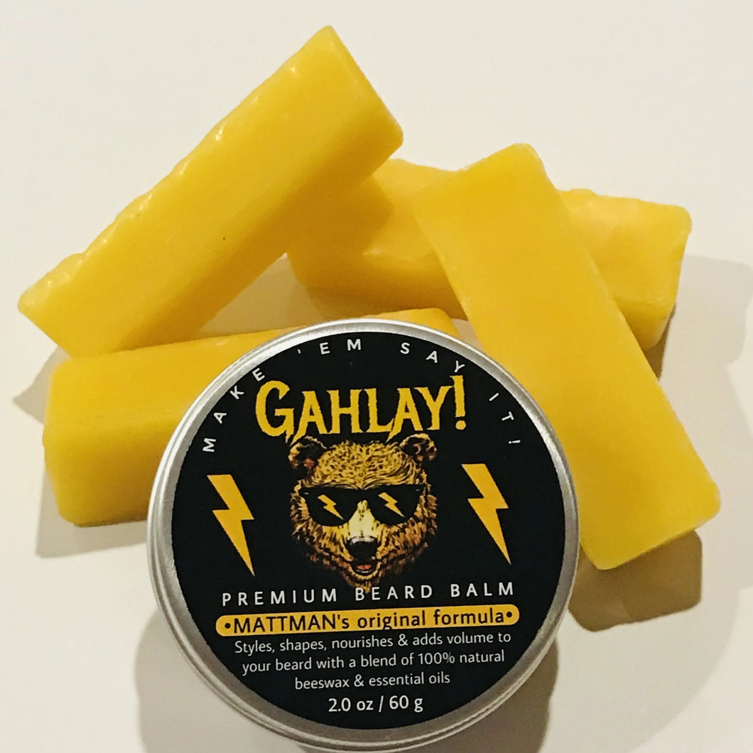 GAHLAY! Beard balm - Mattman's formula 2 oz. can w/ FREE shipping